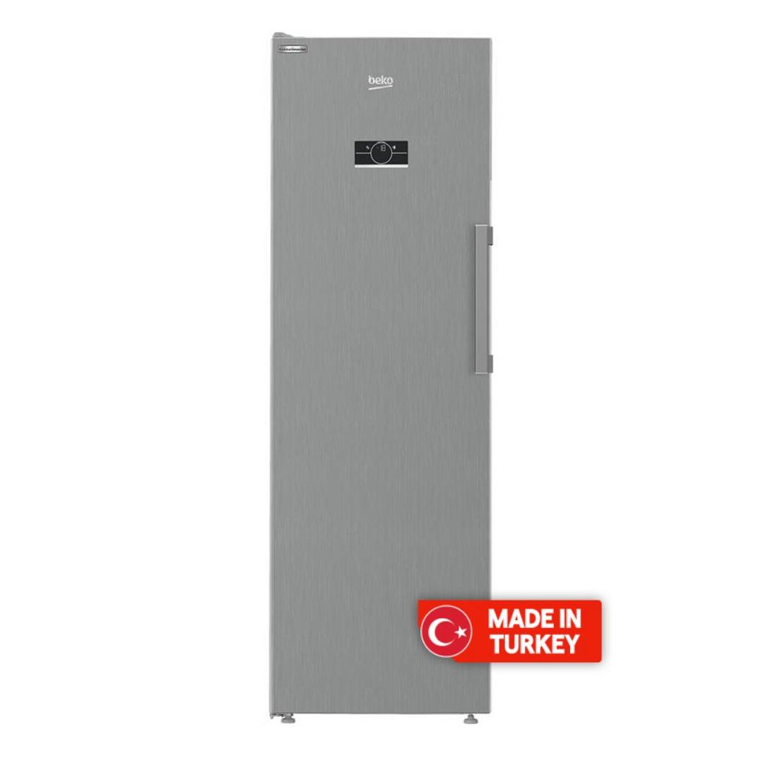 Beko Upright Freezer, 11 CFT, 286 Liters, RFNE360X - Titanium Inox