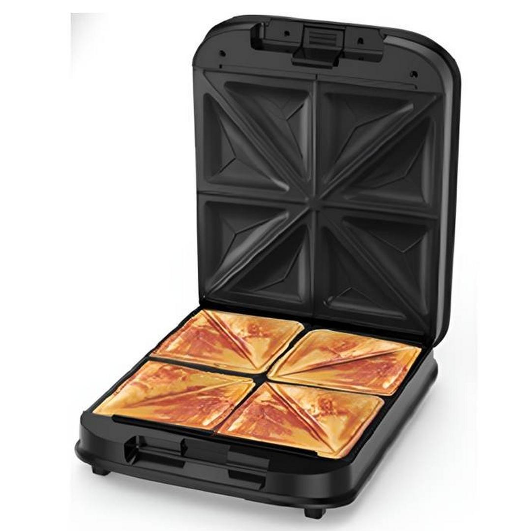 Wansa 4 Slice Sandwich Maker, 1200W, ST1405A-CB - Black
