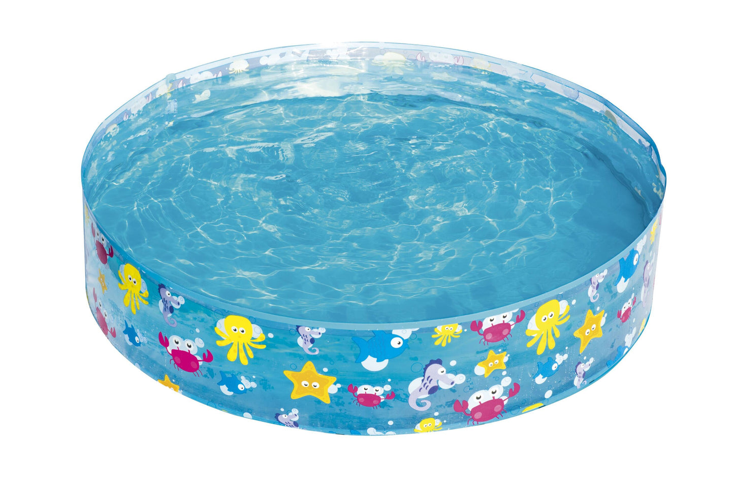 Bestway 1.22m x h25cm fill 'n fun sparking sea pool (contents:1 pool, repair patch) age 2+
