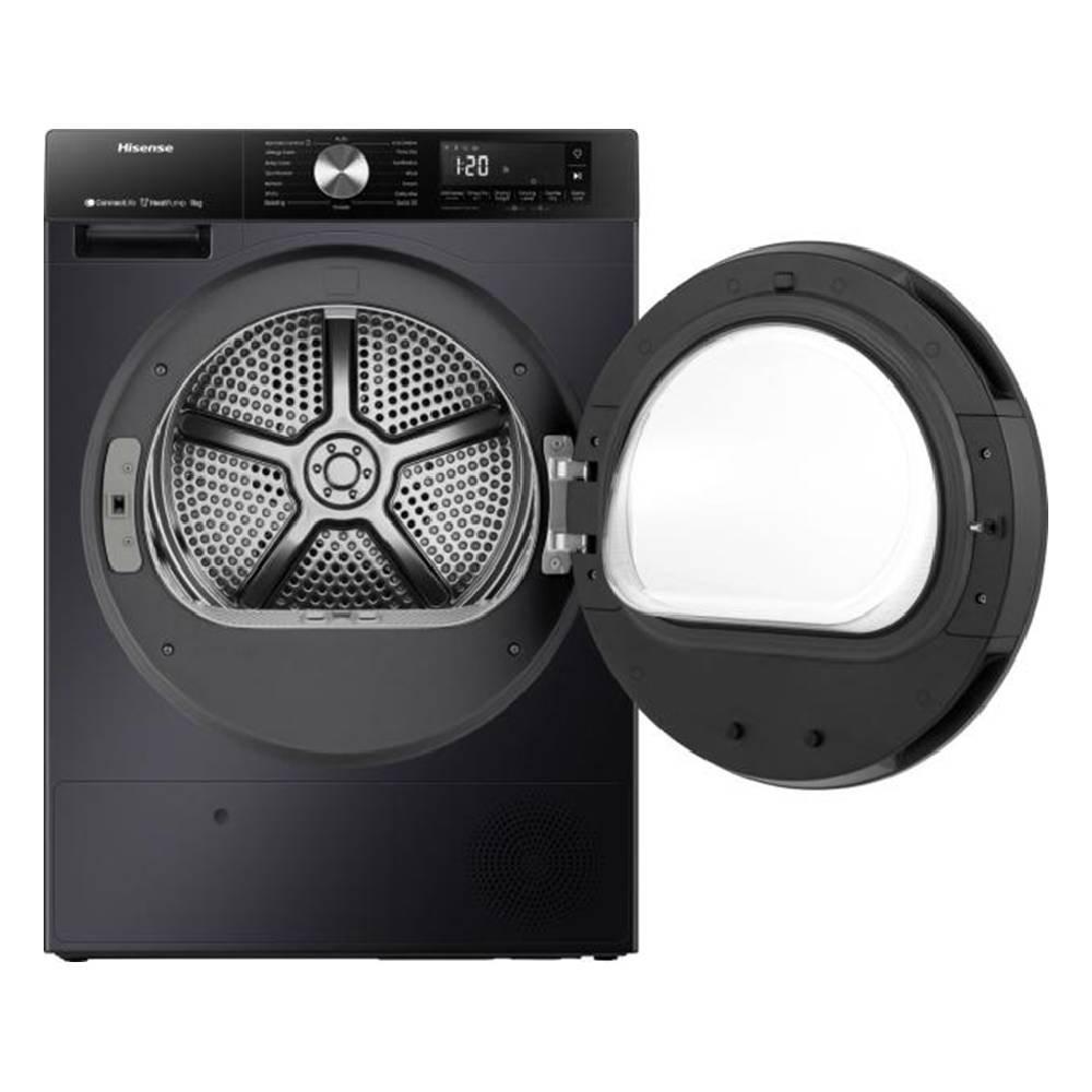 Hisense Heat Pump Dryer, 9KG Capacity, Wi-Fi Connectlife App, DH3S902BT - Grey