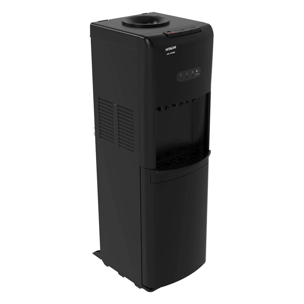 Hitachi Top Loading 3 Taps Water Dispenser with Cabinet - Black