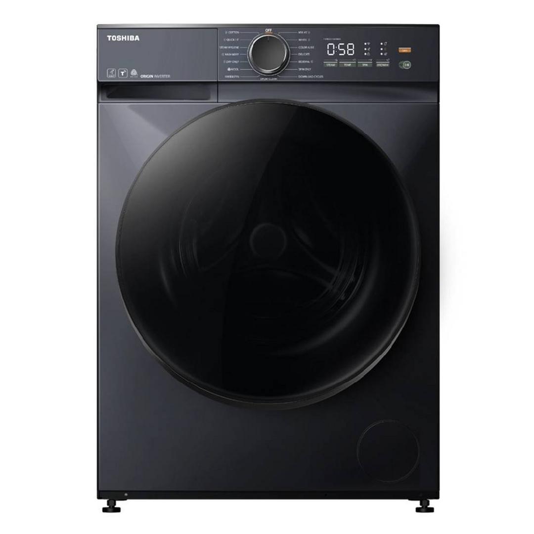 Toshiba Front Load Washer, 10KG,Wifi - TsmartLife app, TW-T21BU110UWB(MG) - Grey