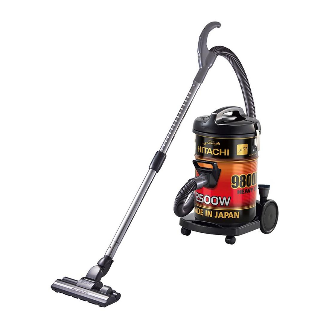 Hitachi Drum Vacuum Cleaner, 21L, 2500W, CV-9800MIJ RGB – Red & Black
