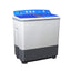 Haier Twin Tub Washing Machine, 15kg Washing Capacity, 14kg Drying Capacity, HWM215-1128S-N - White