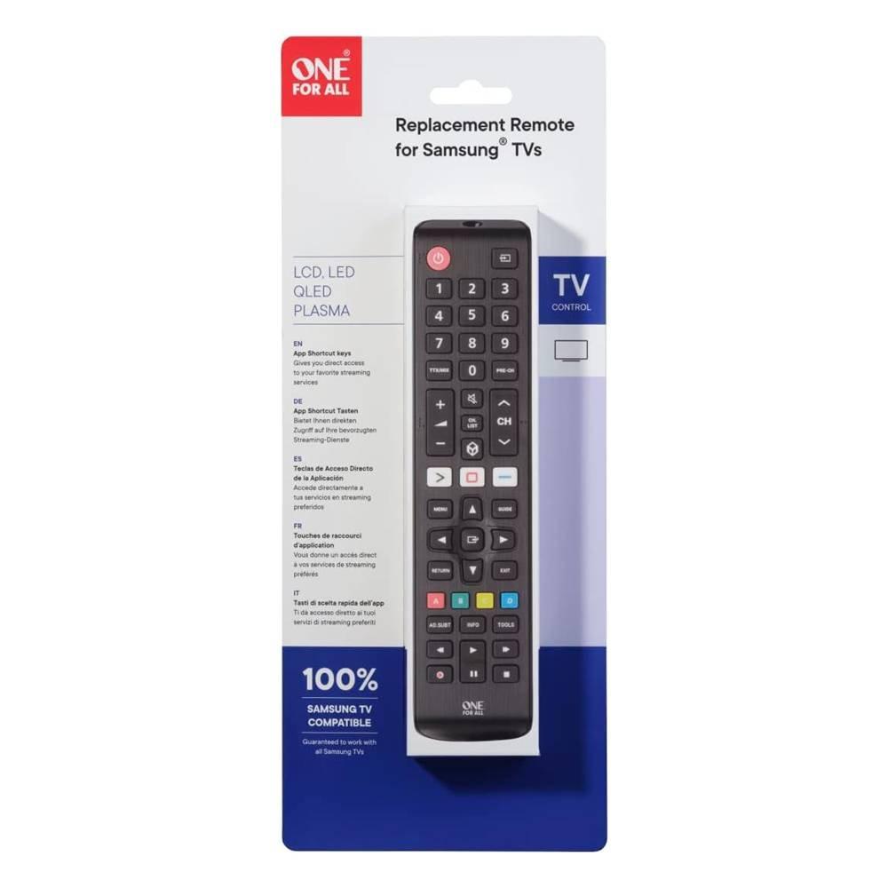 ONE FOR ALL Samsung TV Remote - Black