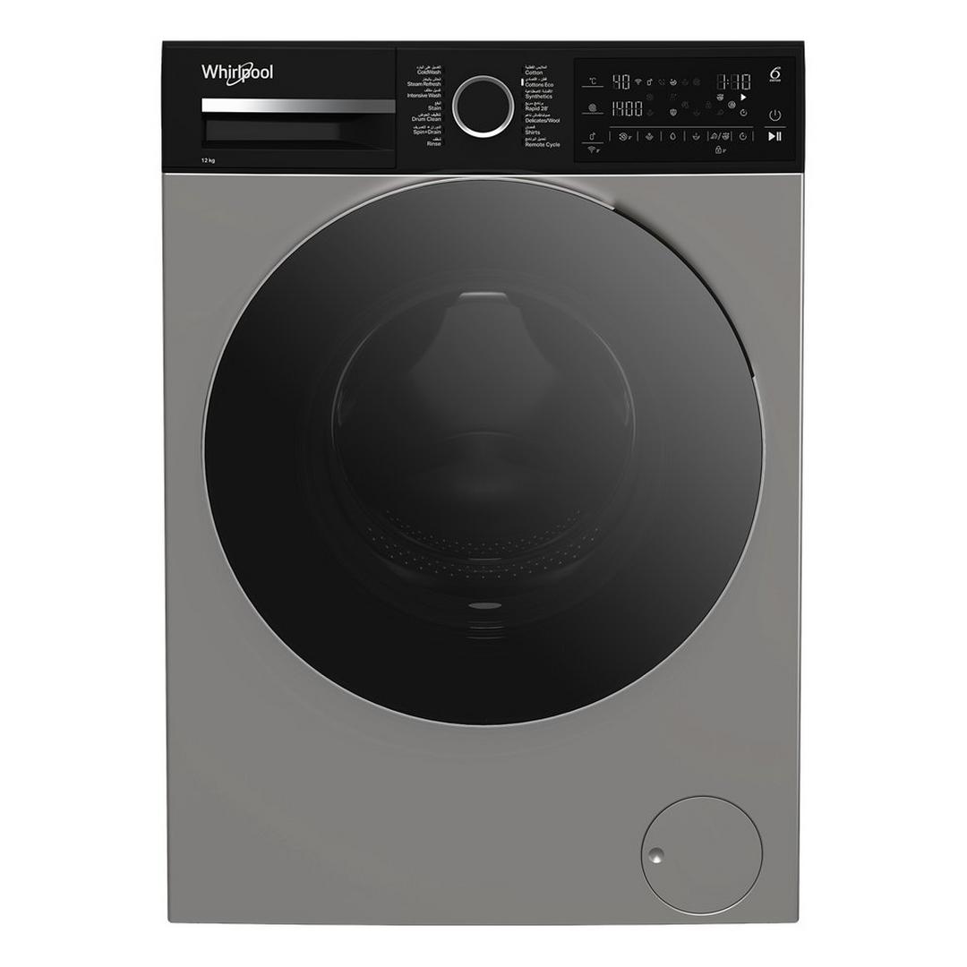Whirlpool Front Load 12kg Washing Machine, 1400RPM, WFL 12144QD SBME – Silver
