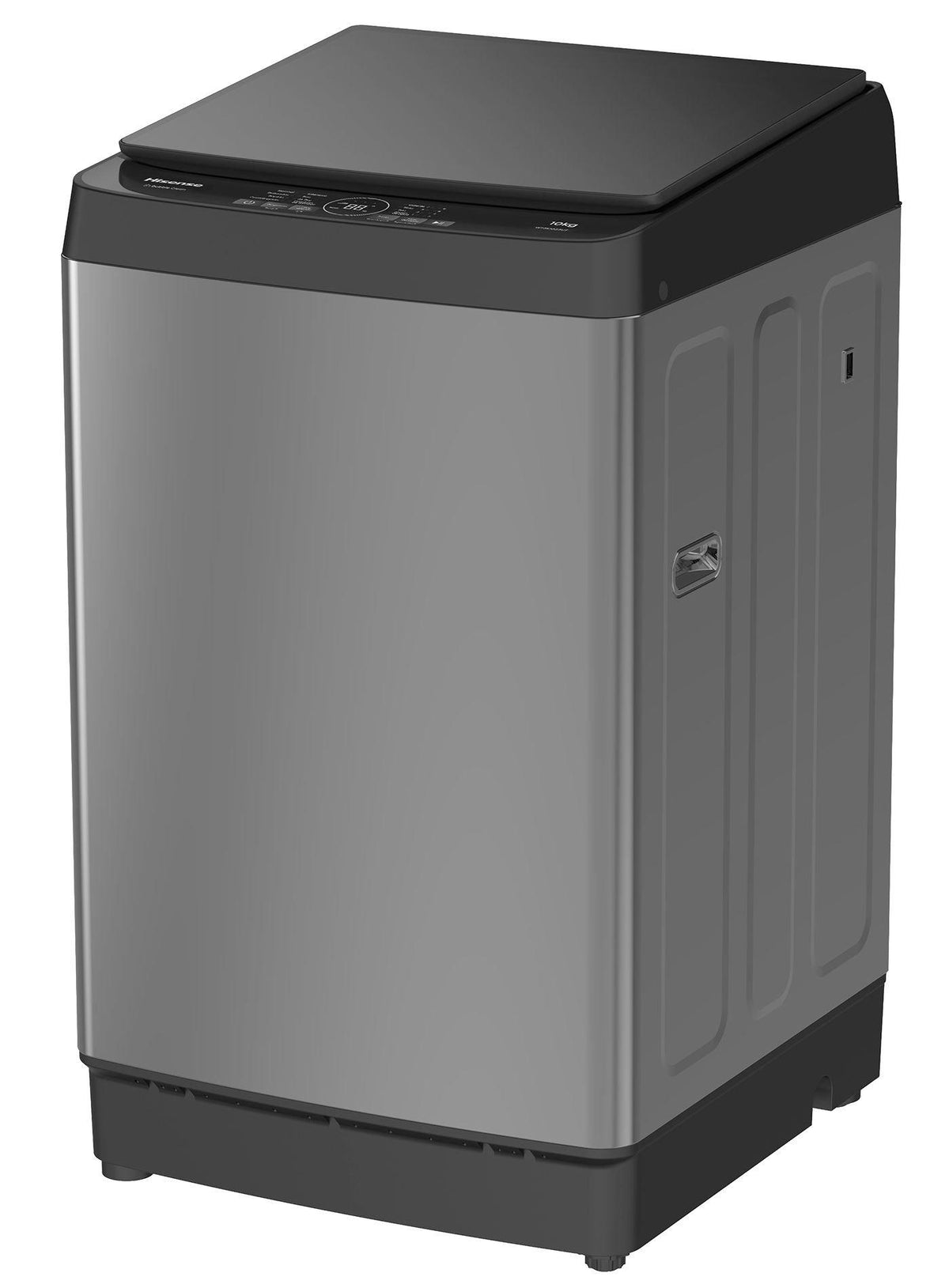 Hisense Top Load Washing Machine, 10 KG Capacity WT3K1023UT - Grey