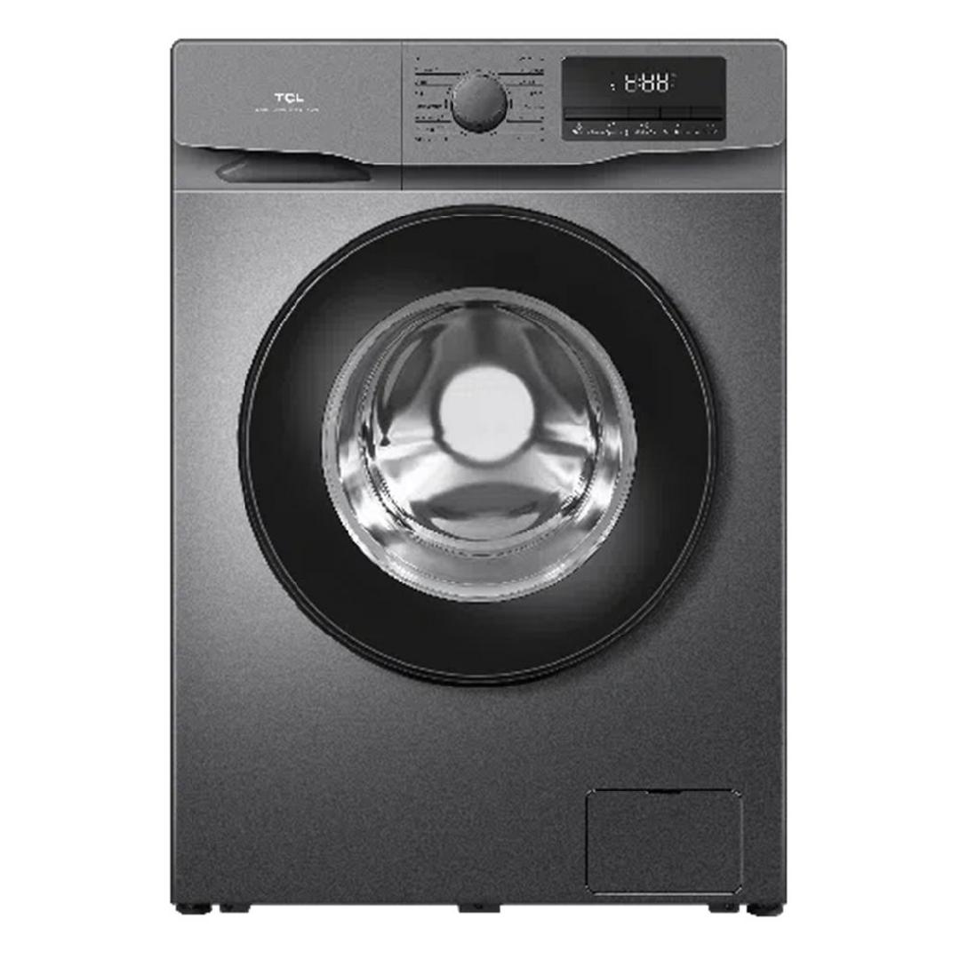 TCL Front Load Washing Machine, 8KG, P608FLG– Dark Grey
