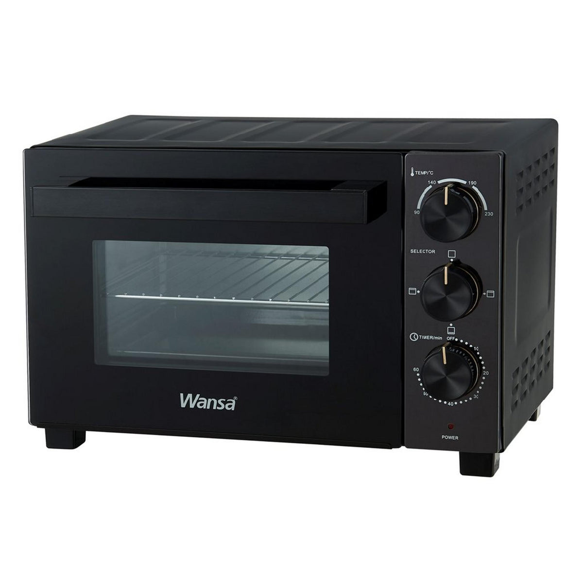 Wansa Electric Oven, 1380W, 20L, KR-E20L - Black