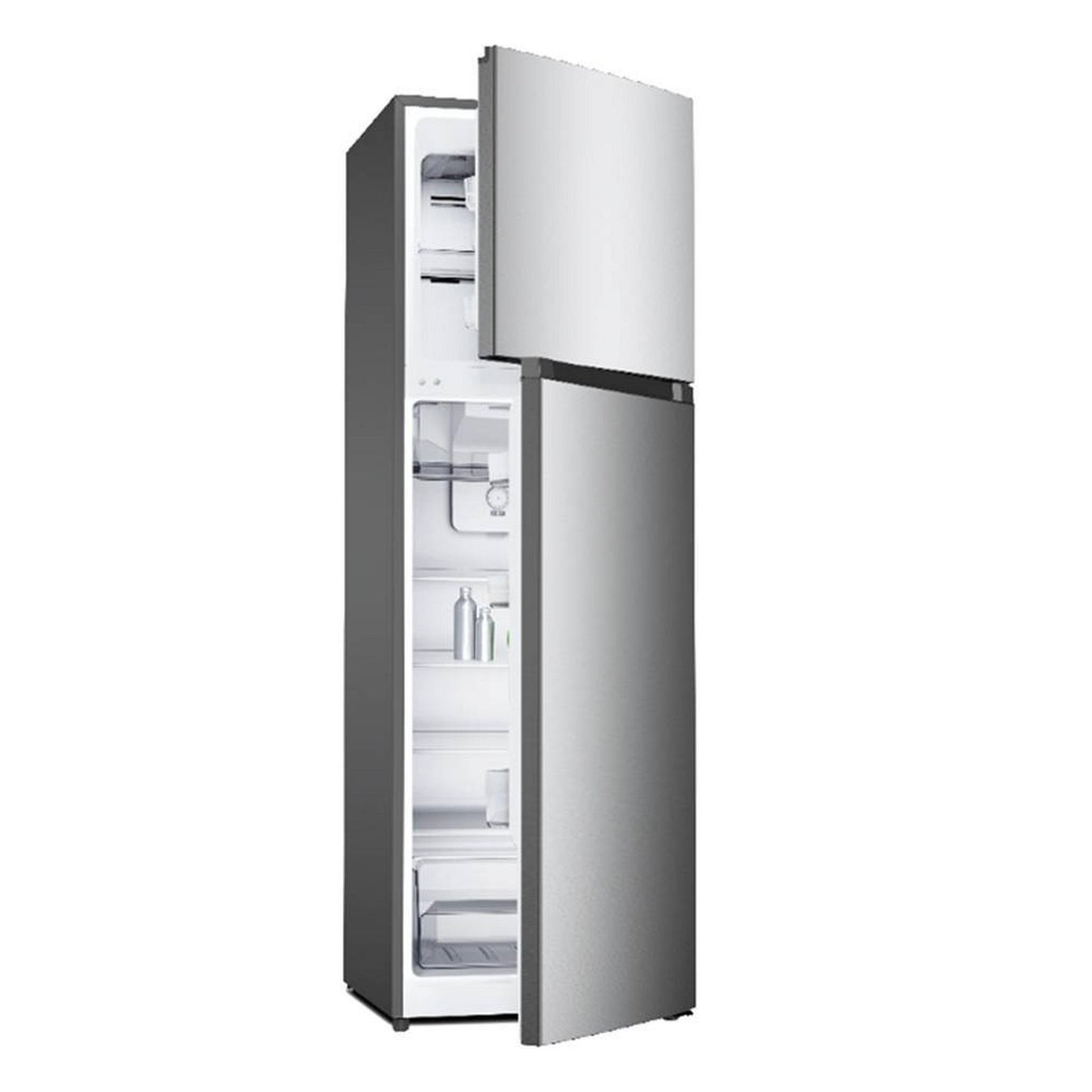 Daewoo Top Freezer Refrigerator, 247L, 8.7 CFT, DR-T3041IS - Silver