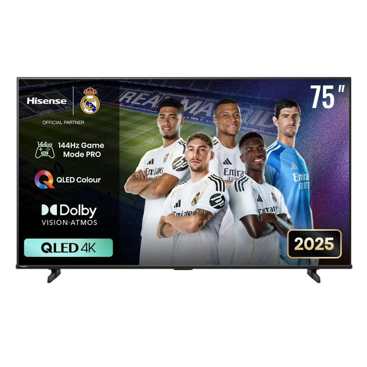 Hisense 75-inch QLED 4K Smart TV 144Hz, 75Q71Q