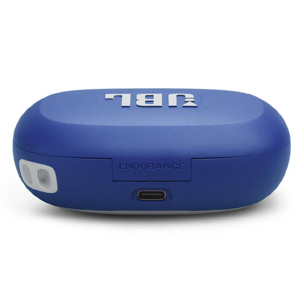 JBL Endurance Peak 4 Wireless Earbuds, JBLENDUPEAK4BLU - Blue