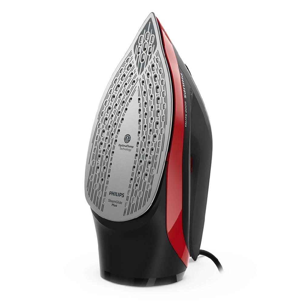 Philips 6000 Series Steam Iron, 2800 W, DST6130/46 - Black & Red
