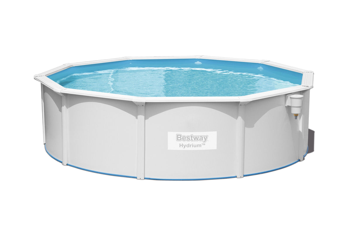 Bestway 4.60m x 1.20m pool set (contents:one pool, sand filter(220-240v), skimmer, safety ladder, ground cloth, cover, chemconnect dispense, delivered on pallet)