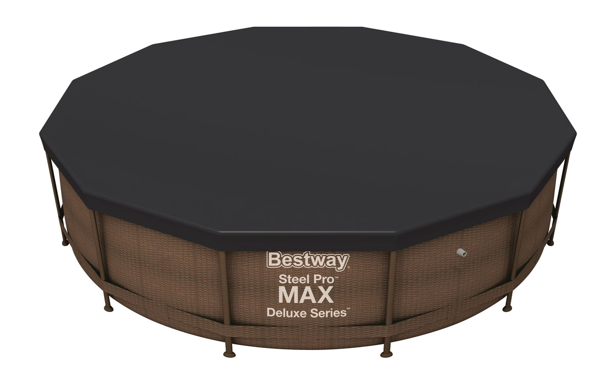 Bestway 3.66M Pool Cover (Contents:One Pool Cover, Fits 3.66M (12') Steel Pro Pools, 3.66M (12') Steel Pro Max Pools And 3.66M (12') Fast Set Pools)
