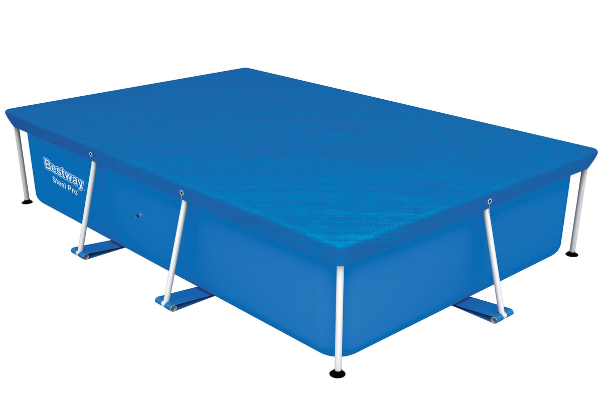 Bestway 2.59M X 1.70M Pool Cover (Contents:One Pool Cover, Fits 2.59M X 1.70M X 61Cm (8'6" X 67" X 24") Steel Pro Pools)