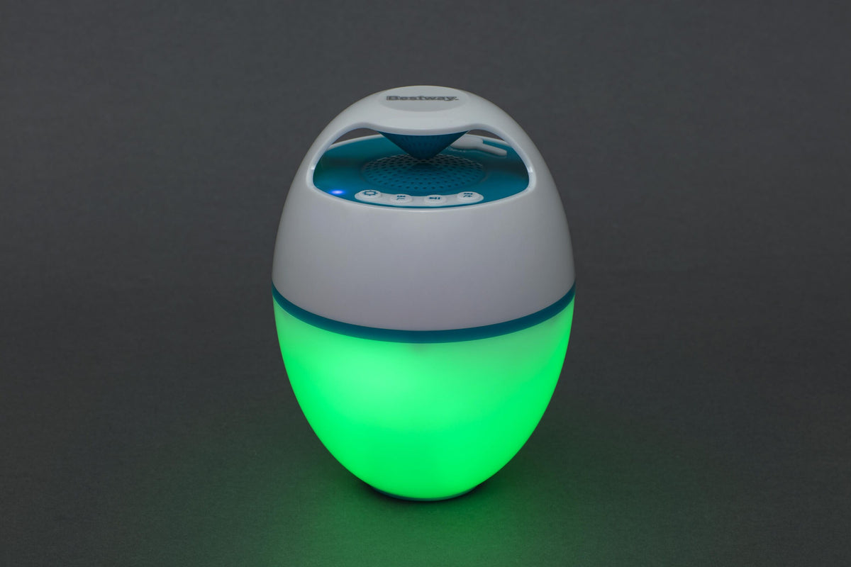 Bestway musicwave floating led bluetooth speaker (contents:1 musicwave floating led bluetooth speaker)