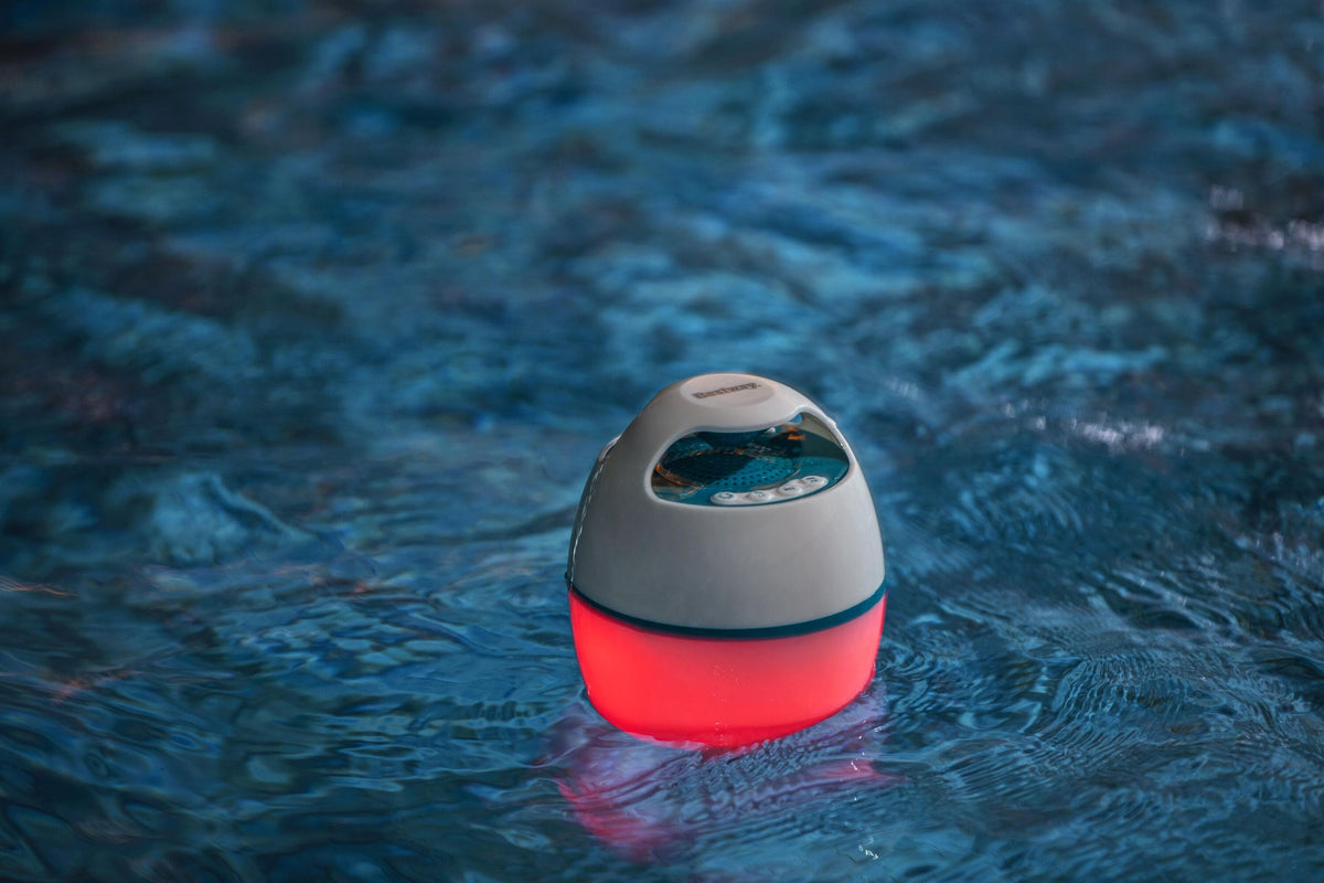 Bestway musicwave floating led bluetooth speaker (contents:1 musicwave floating led bluetooth speaker)