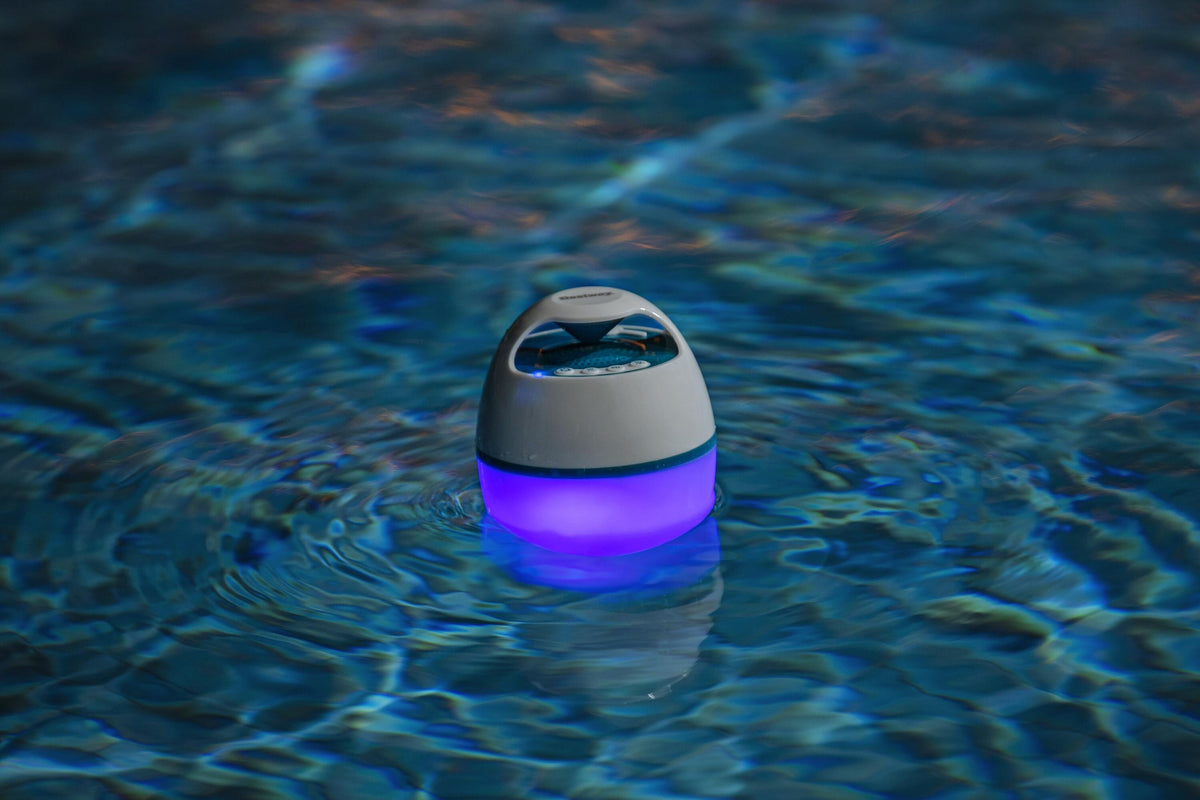 Bestway musicwave floating led bluetooth speaker (contents:1 musicwave floating led bluetooth speaker)