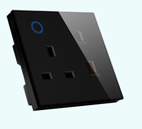 Gopeta Wi-Fi UK Single Socket  - 13A / USB-A / USB-C / Black