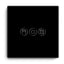 Gopeta Smart WiFi Smart Shutter Switch - Black