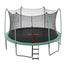Bestway 4.27m x 2.86m xtreme air trampoline (1 trampoline, 1 spring-loading tool, 6 anchors, 12 foot pads, 1 ladder) age 6+