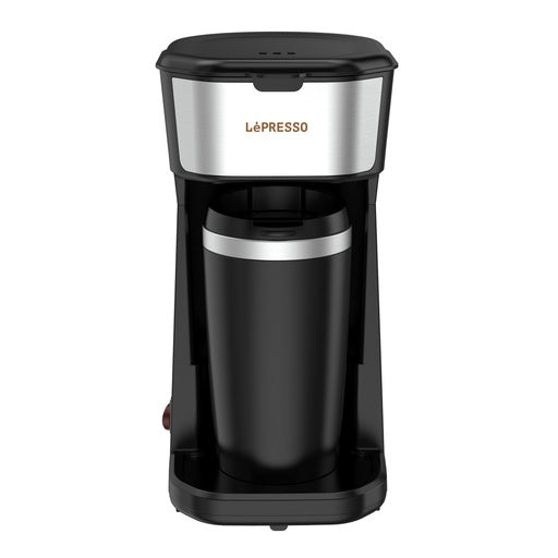 LePresso Instant Coffee Brewer With Travel Mug 400ML - Black Color