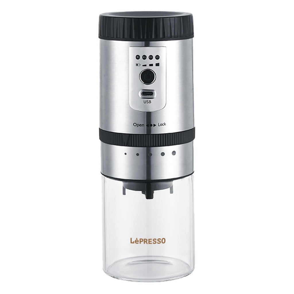LePresso Cramic Burr Automatic Grinder - Silver Color