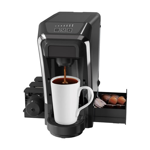 LePresso Multifunctional Coffee Machine With Italian Pump & Flow Meter - Black Color