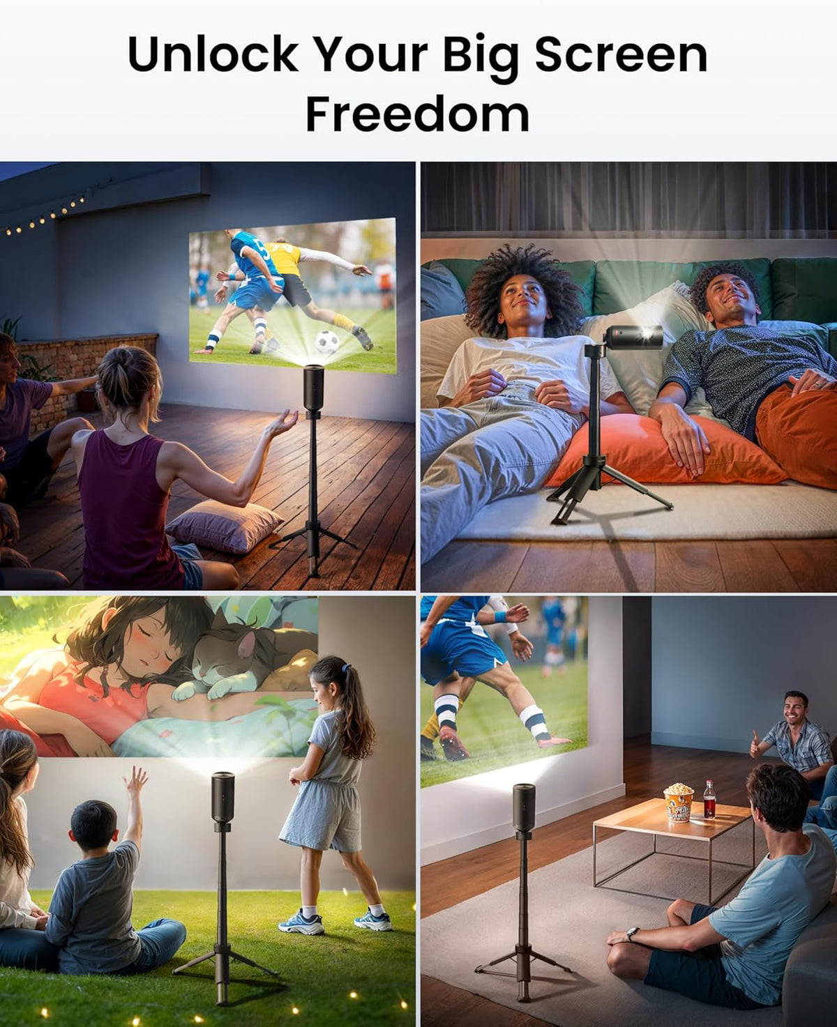 Anker Nebula Capsule Power Bank Tripods - Black