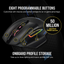 CORSAIR ICUE DARK CORE PRO RGB Wireless Gaming Mouse - Black