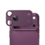 Smartix Ultraguard Aluminium Camera Lens Protector For Apple iPhone 18 Pro - Dark Cherry