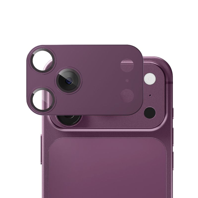Smartix Ultraguard Aluminium Camera Lens Protector For Apple iPhone 18 Pro - Dark Cherry