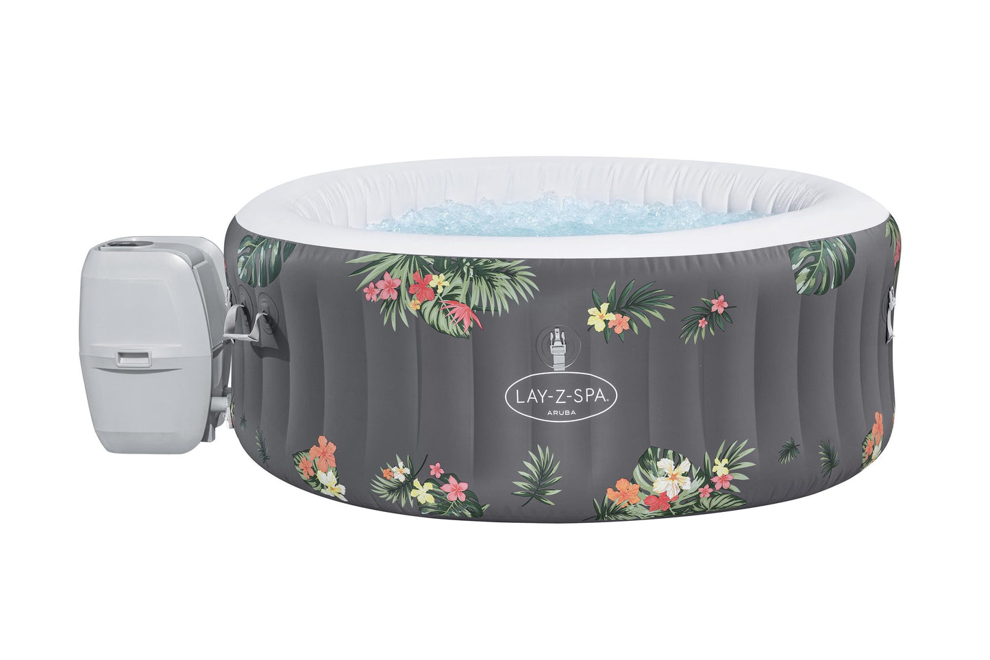 Bestway 1.70m x 66cm aruba airjet 3 tropical (one durable liner, one heater(220-240v), one filter, chemconnect, one inflatable cover, airjet system)