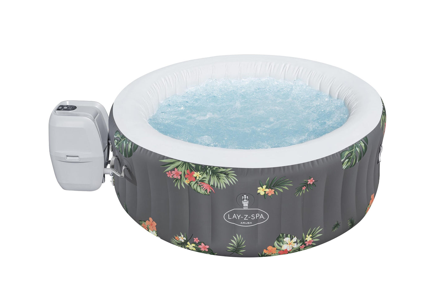 Bestway 1.70m x 66cm aruba airjet 3 tropical (one durable liner, one heater(220-240v), one filter, chemconnect, one inflatable cover, airjet system)