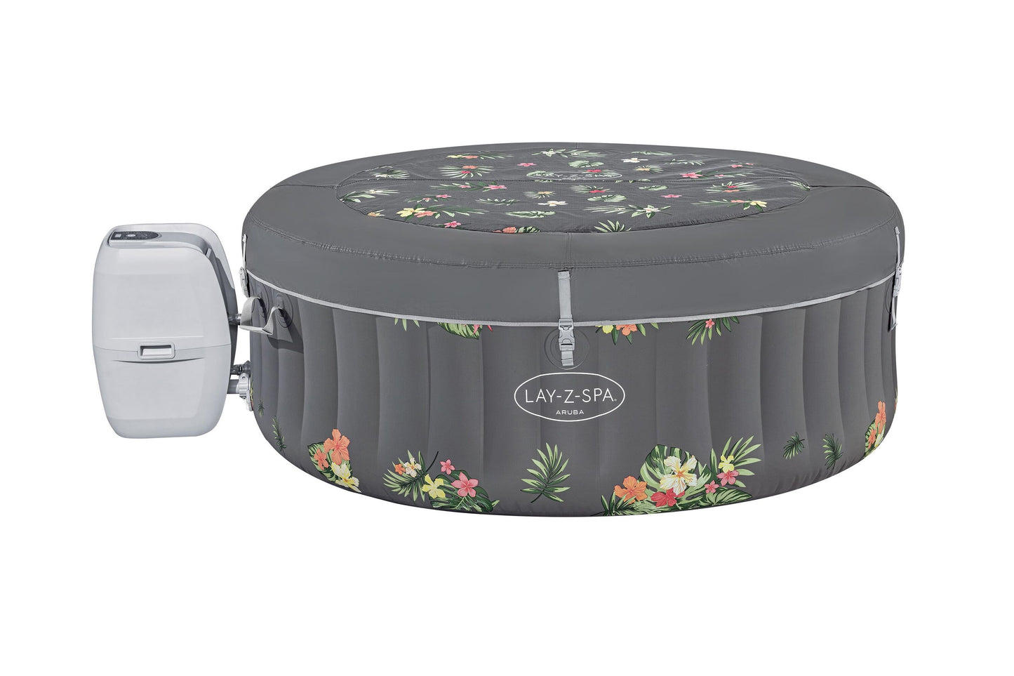 Bestway 1.70m x 66cm aruba airjet 3 tropical (one durable liner, one heater(220-240v), one filter, chemconnect, one inflatable cover, airjet system)