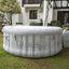 Bestway 1.80m x 66cm fiji airjet 4 white wood (one durable liner, one heater(220-240v), one filter, chemconnect, one inflatable cover, airjet system)