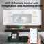 Gopeta  Wi-Fi Remote Control With Temperature & Humidity Screen Monitor - Black