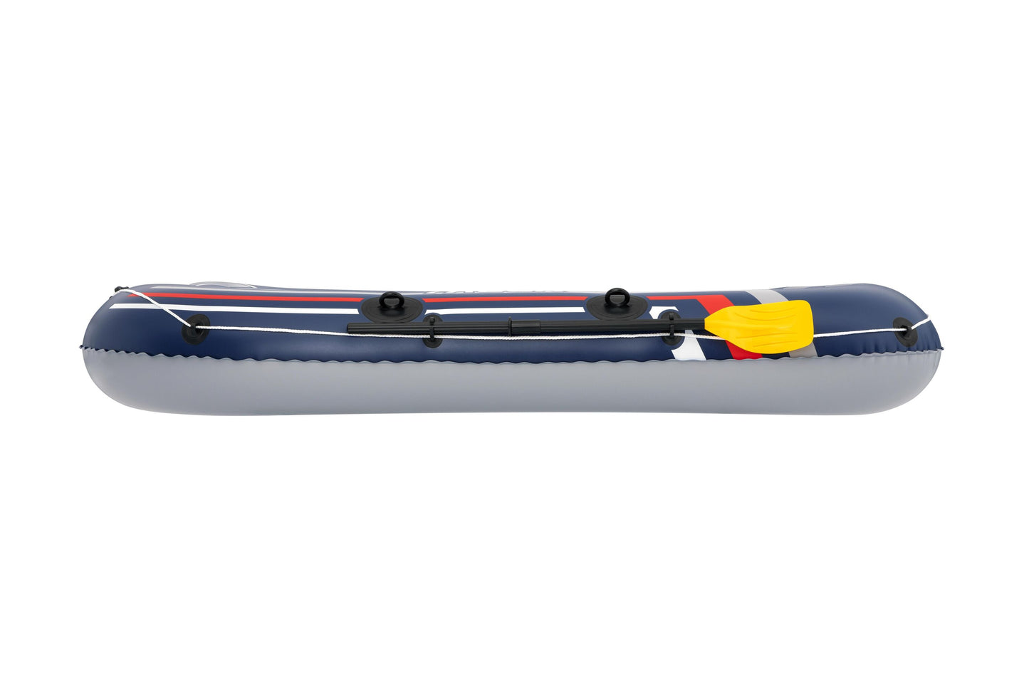 Bestway 2.55m x 1.27m treck x2 set (contents:1 boat,1 pair of oars,1 foot pump,repair patch)