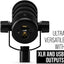 RODE PodMic USB Versatile Dynamic Broadcast Microphone - Black