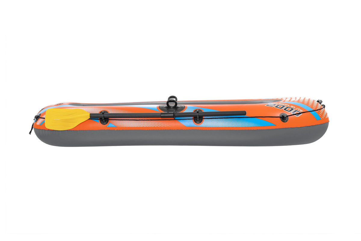 Bestway 1.96m x 106cm kondor elite 2000 raft set (1 boat,1 pair of oars,1 foot pump,repair patch)