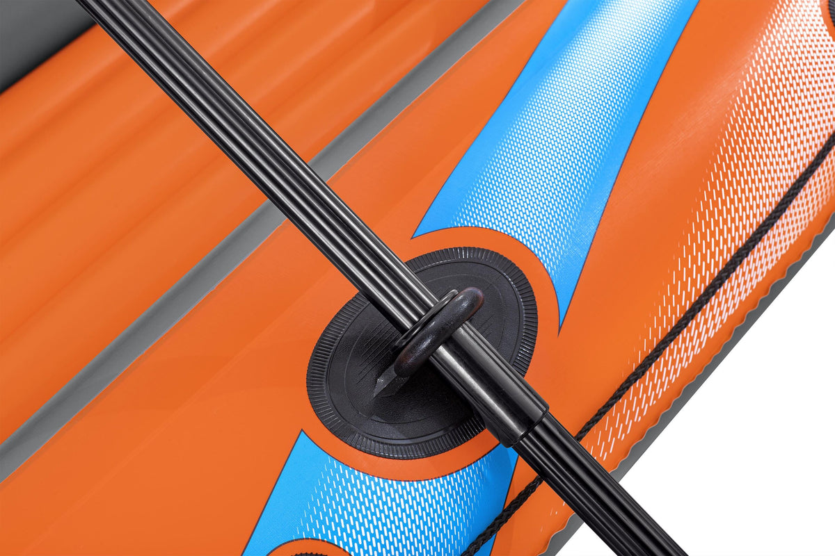 Bestway 1.96m x 106cm kondor elite 2000 raft set (1 boat,1 pair of oars,1 foot pump,repair patch)