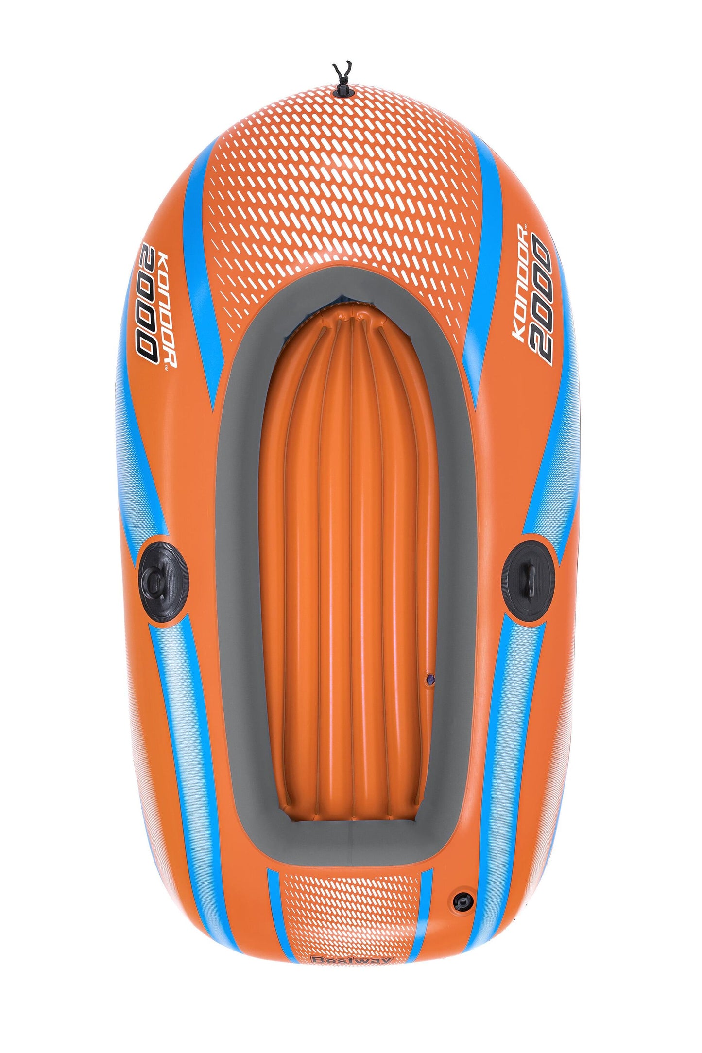 Bestway 6'1" x 38"/1.85m x97cm kondor 2000 raft set (contents:1 boat,1 pair of oars,1 foot pump,repair patch)