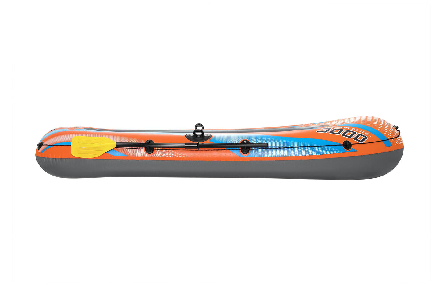 Bestway 2.46m x 1.22m kondor elite 3000 raft set (contents:1 boat,1 pair of oars,1 hand pump,repair patch)