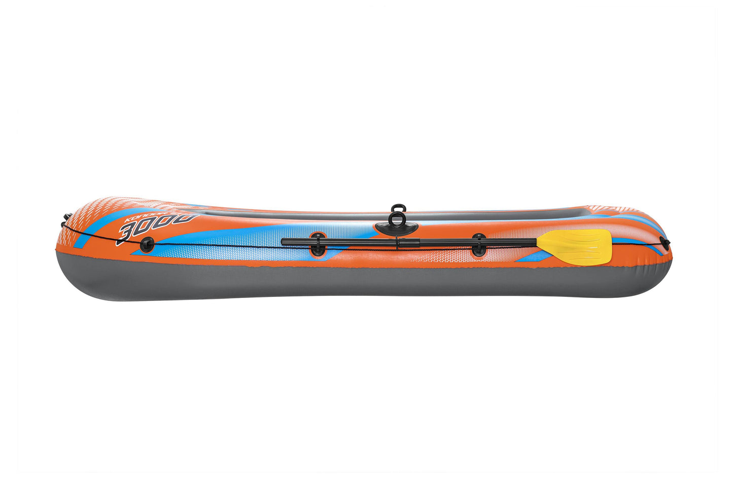 Bestway 2.46m x 1.22m kondor elite 3000 raft set (contents:1 boat,1 pair of oars,1 hand pump,repair patch)