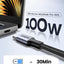 UGREEN USB-C to USB-C Cable - 2 Meter / Black