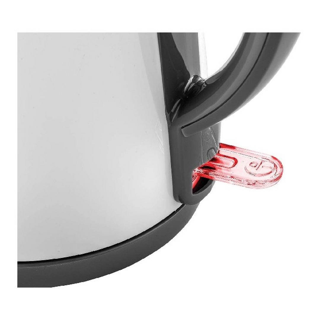 Black+Decker Electric Kettle, 1.7L, 2200W, JC70-B5 - White