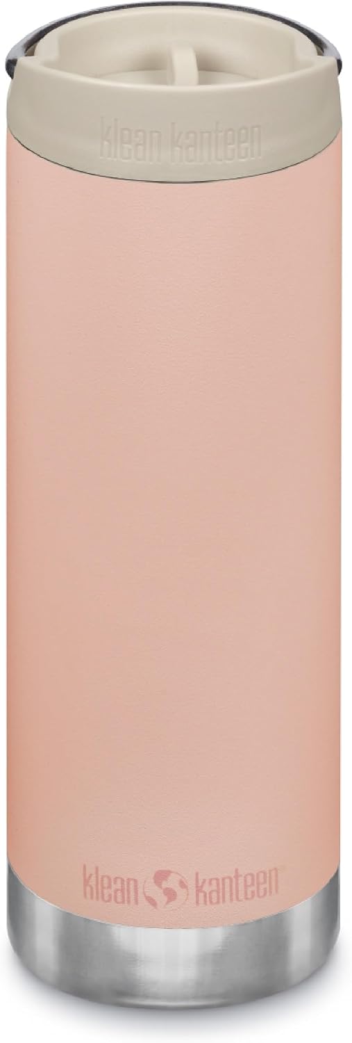 Klean Kanteen TkWide Insulated Bottle 473Ml With Cafe Cap - Peach Parfait