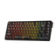 Redragon K649 ELF PRO 3-Mode RGB Mechanical Keyboard - Wired / Wireless / 82 Keys / Transparent Black- Keyboard