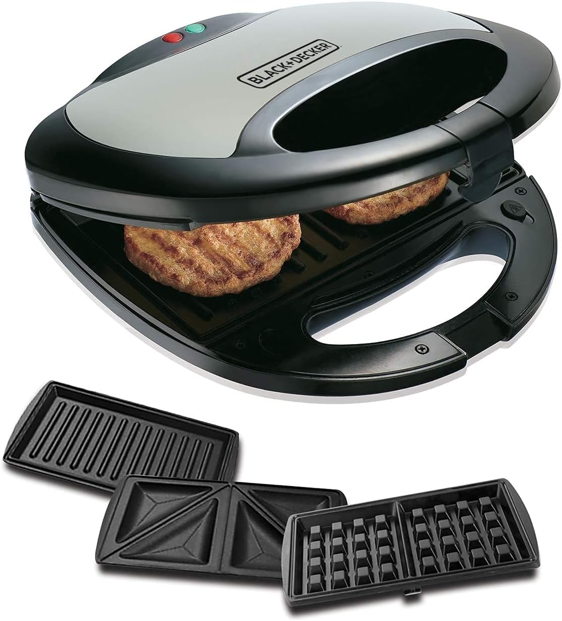 Black+Decker 3-in-1 Sandwich, Grill And Waffle Maker - 750W / 2 Slot